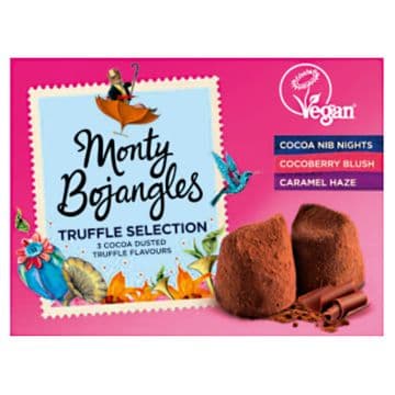 Monty Bojangles Vegan Cocoa Dusted Truffle Selection 135g