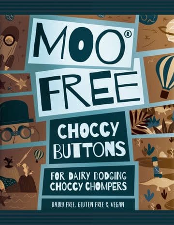 Moo Free Chocolate Buttons 25g