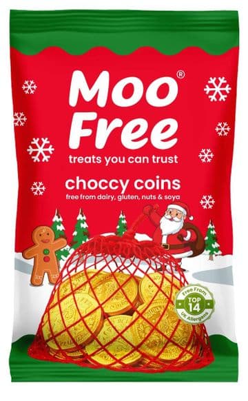 Moo Free Chocolate Coins 49g
