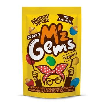 Mummy Meegz Vegan Peanut M's Gems 80g
