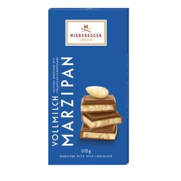Niederegger Lubeck Marzipan Milk Chocolate Bar 110g