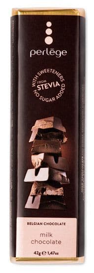 Perlege Stevia Milk Chocolate Bar 42g