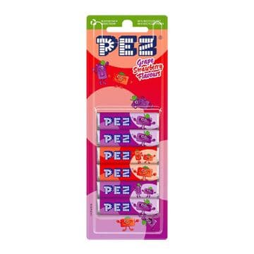 Pez Strawberry Grape Mix Refill 6pk