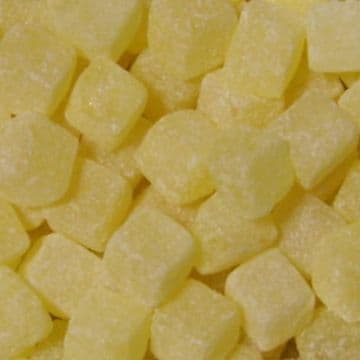Pineapple Cubes (Chunks) Sweets 100g