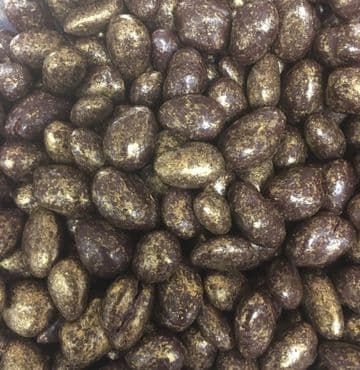 Polished Dark Chocolate Almonds 100g