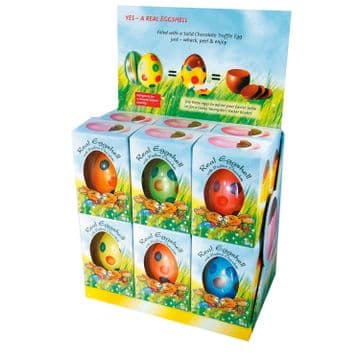 Praline Chocolate In Real Eggshell
