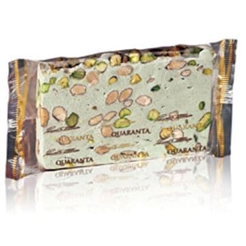 Quaranta Italian Pistachio Nougat Slice 150g