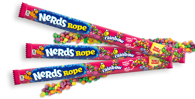 Rainbow Nerds Rope 26g