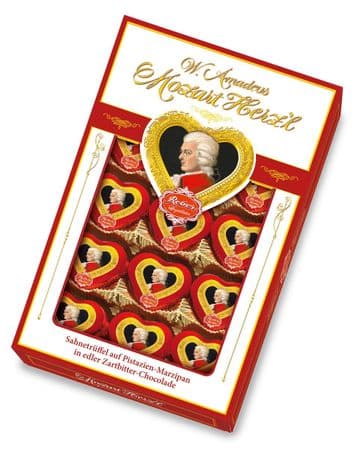 Reber Mozart Heart Chocolates 150g