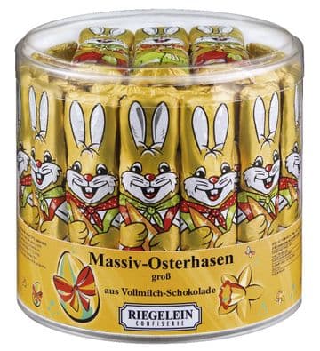 Riegelein Flat Gold Easter Bunny 10g