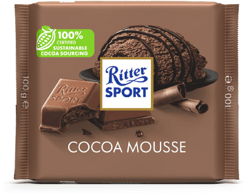Ritter Sport Milk Chocolate Cocoa Mousse 100g