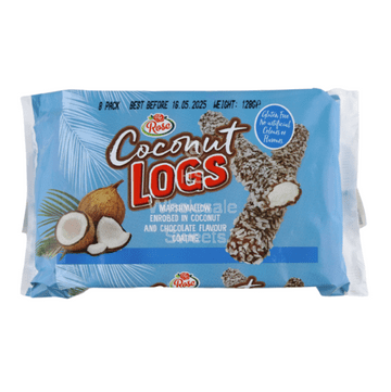 Rose Coconut Logs 8pk