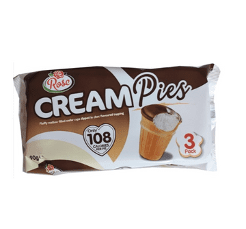Rose Cream Pies 3pk