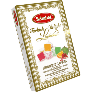 Sebahat Orange, Apple & Pomegranate Turkish Delight 200g