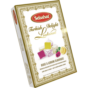 Sebahat Rose & Lemon Flavour Turkish Delight 200g