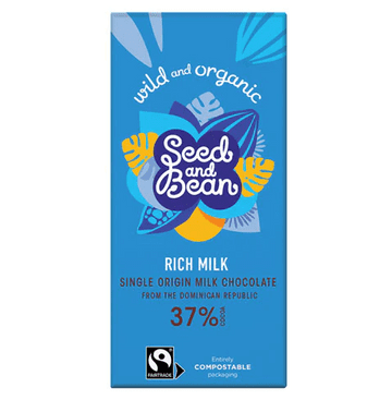 Seed & Bean Organic Rich Milk Chocolate 75g