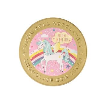 Simon Coll Unicorn Milk Chocolate Coin