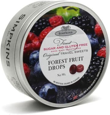 Simpkins Travel Sweets Sugar Free 150g - Forest Fruit