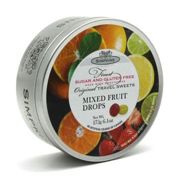 Simpkins Travel Sweets Sugar Free 175g - Mixed Fruit