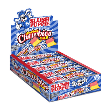 Slush Puppie Sherbet Chewbies Strawberry, Lemon & Lime Chew Bar