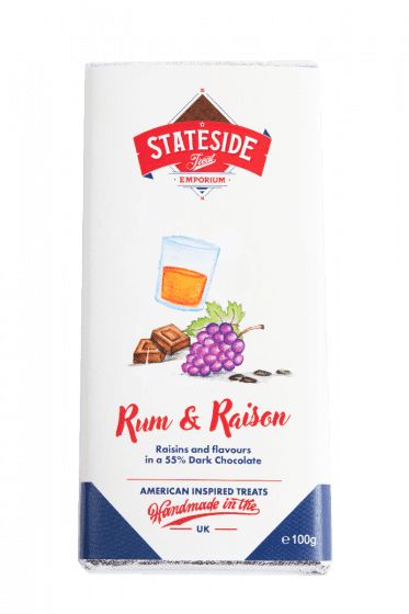 Stateside Rum And Raisin 100g