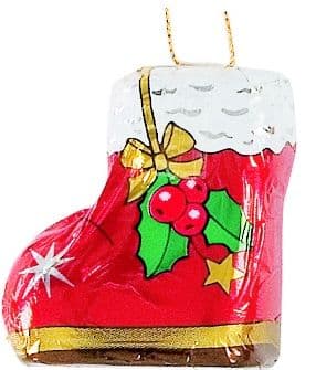 Storz Chocolate Foiled Santa's Boot Tree Decoration