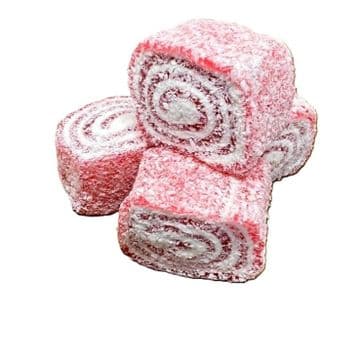Strawberry Turkish Delight Coconut Swirls 100g