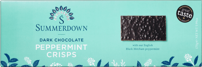 Summerdown Chocolate  Peppermint Crisps 170g