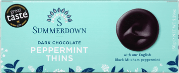 Summerdown Chocolate Peppermint Thins 150g