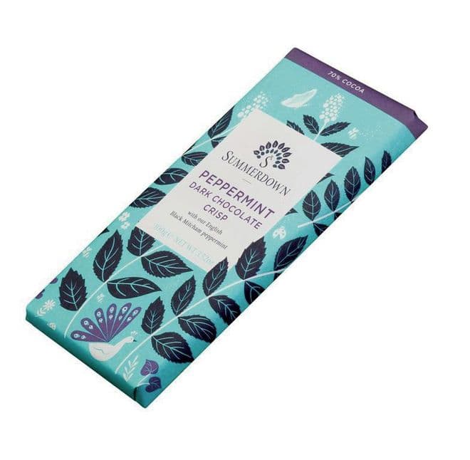 Summerdown Dark Chocolate Peppermint Crisp Bar 100g