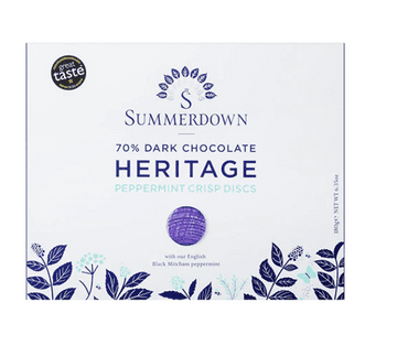 Summerdown Heritage Chocolate Peppermint Crisps 180g