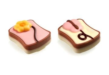 Sunny Flowers Crispy Almond Praline Chocolate