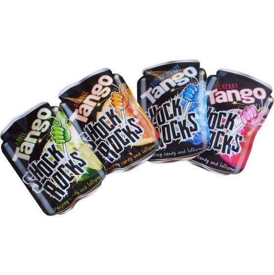 Tango Shock Rocks Popping Candy and Lollipop