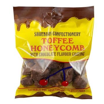 Toffee Honeycomb Covered in Chocolate Flavour Coating 150g