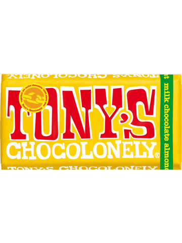 Tony's Chocolonely Milk Chocolate Almond Honey Nougat 180g