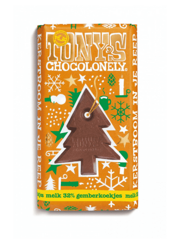 Tony's Chocolonely Milk Chocolate Gingerbread 180g