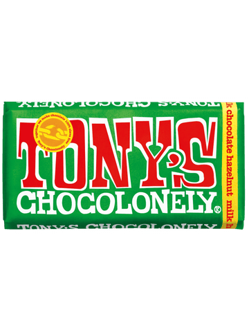 Tony's Chocolonely Milk Chocolate Hazelnut 180g