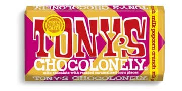 Tony's Chocolonely Milk Chocolate Popcorn Crunch 180g