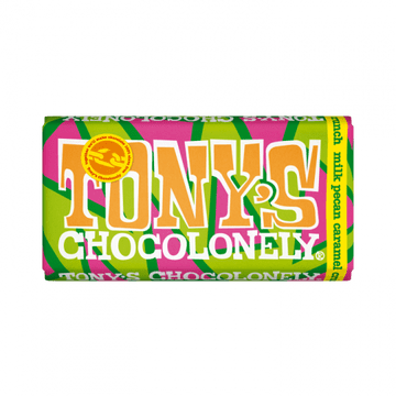 Tony's Chocolonely Milk Pecan Caramel Crunch 180g