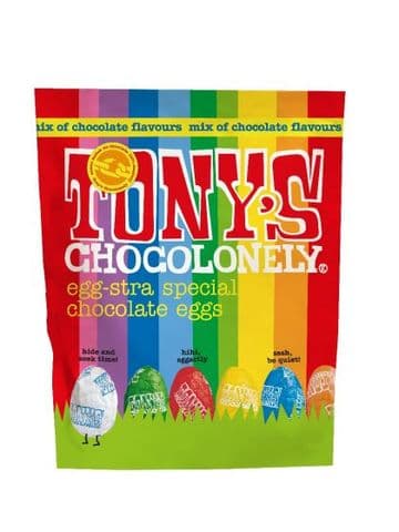 Tony's Chocolonely Mini Chocolate Eggs Pouch 230g