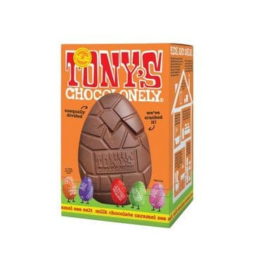 Tony's Chocolonely Salted Caramel Easter Egg 242g