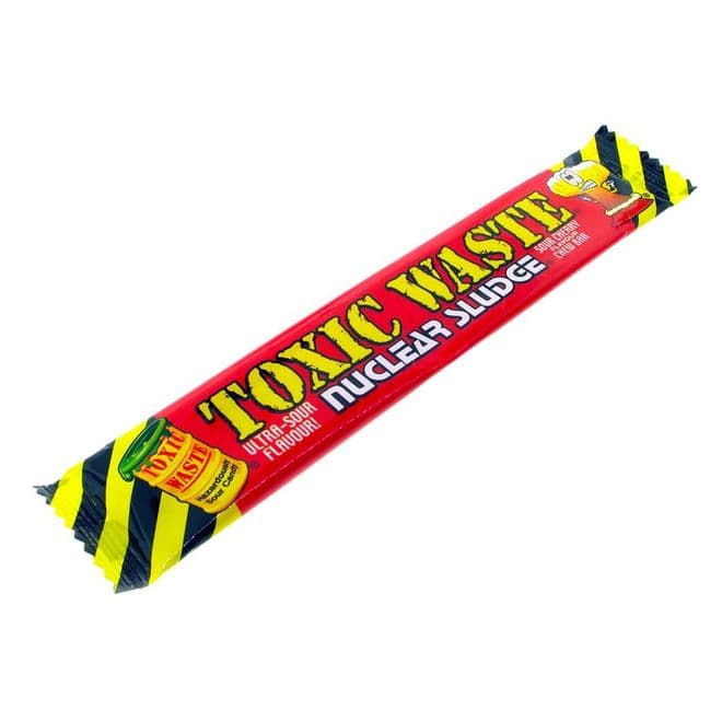Toxic Waste Nuclear Sludge Sour Cherry Flavour Chew Bar