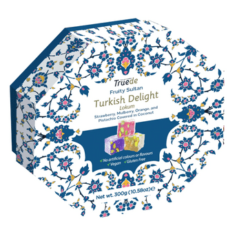 Trude Fruity Sultan Pistachio Coconut Turkish Delight 300g