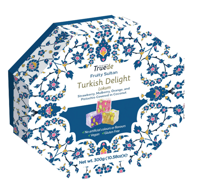 Trude Fruity Sultan Pistachio Coconut Turkish Delight 300g
