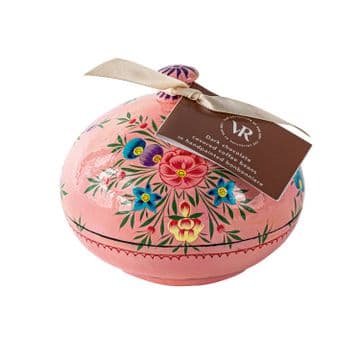 Van Roy 5" Bonbonniere With Dark Chocolate Coffee Beans 130G