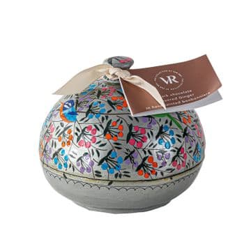 Van Roy 5" Bonbonniere With Dark Chocolate Ginger 130G