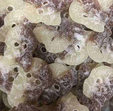 Vegan Sour Cola Skulls Foam Sweets