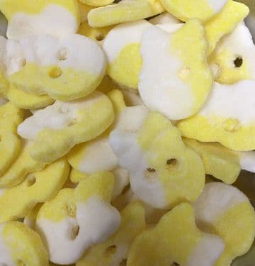 Vegan Sour Pineapple & Passionfruit Skulls Foam Sweets