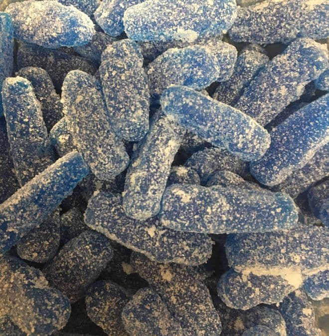 Vegetarian Fizzy Blue Babies 100g
