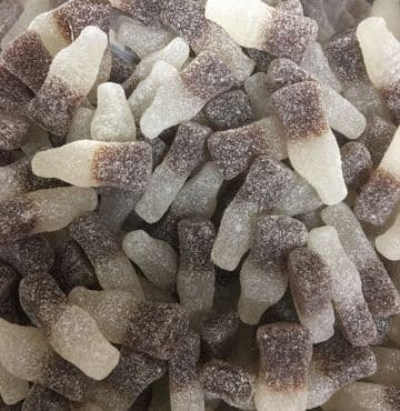 Vegetarian Fizzy Cola Bottles 100g